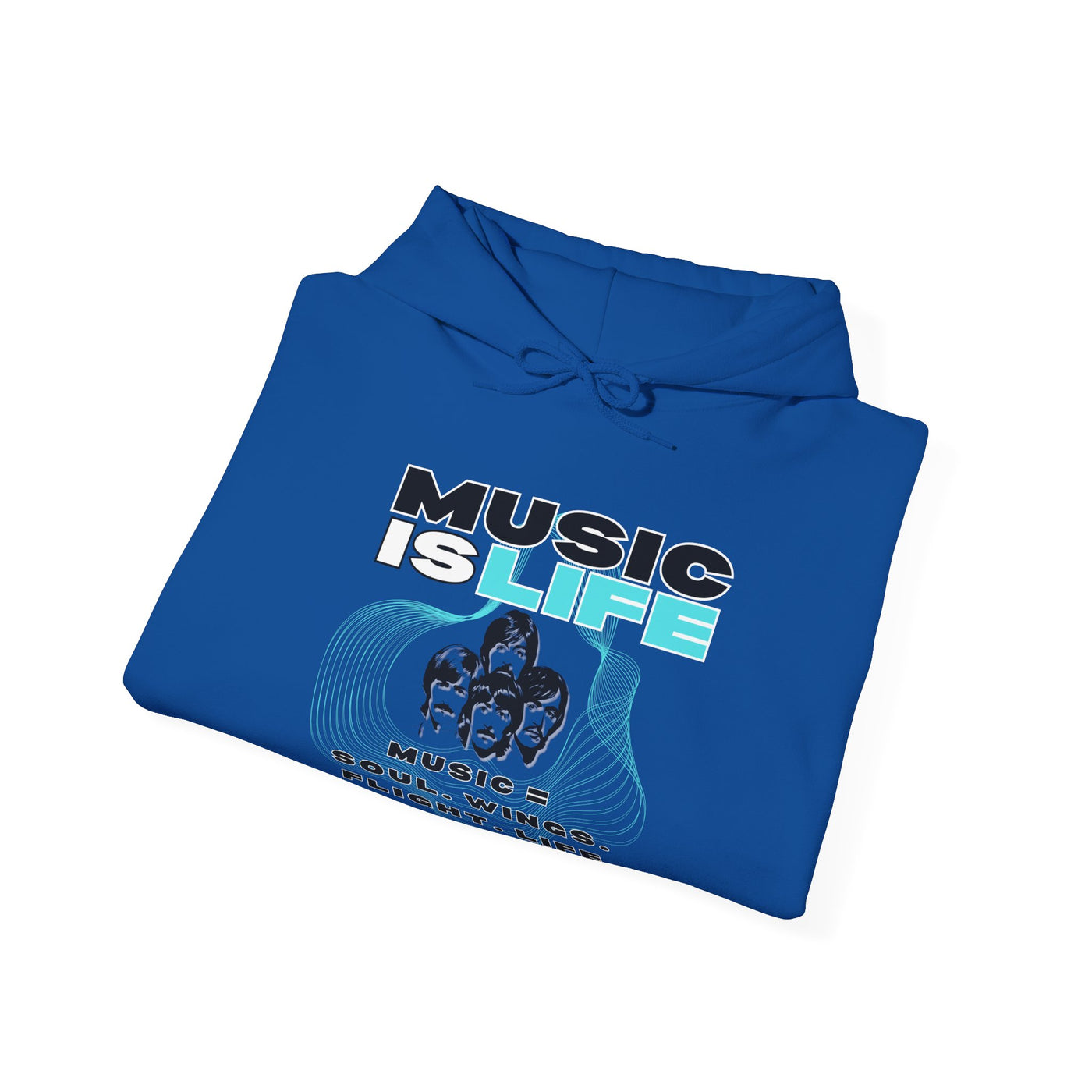 Music is Life Hoodie - Unisex Heavy Blend™ Sweatshirt