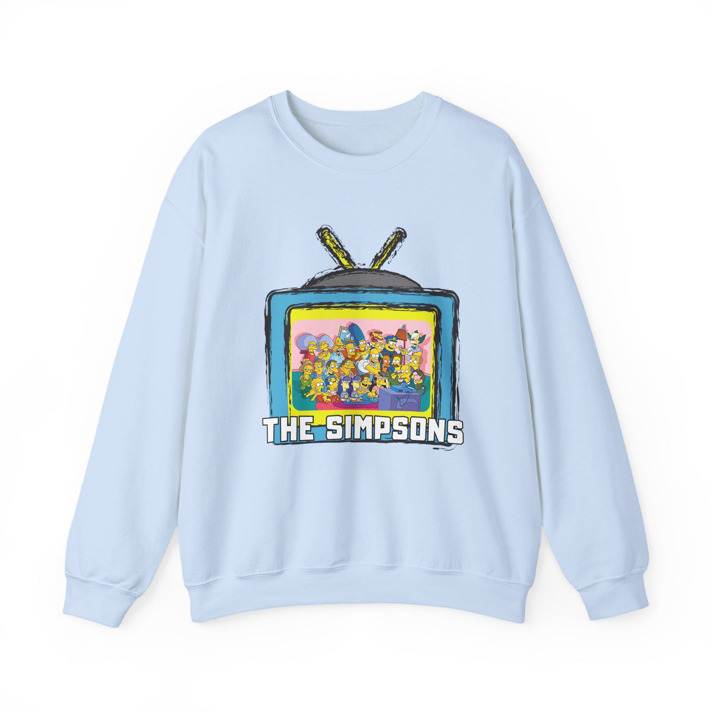 The Simpsons Unisex Heavy Cotton Sweatshirt