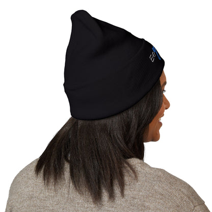 Vibrant "BeYoutiful" Cuffed Beanie - Stylish Embroidered Hat for Self-Expression