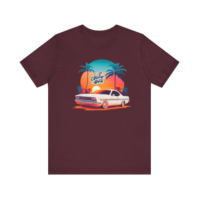 Chill Out Retro Car Tee - Unisex Jersey Short Sleeve Shirt