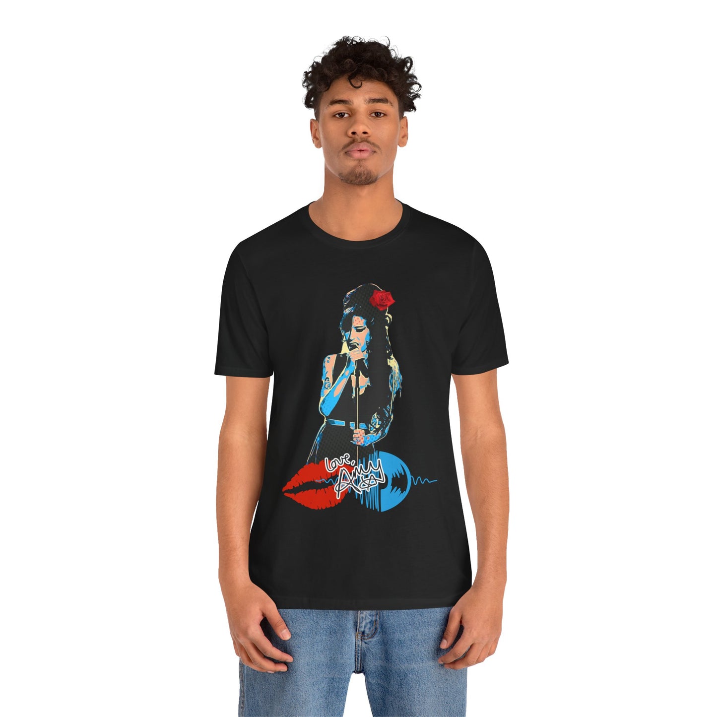 Amy Vintage-Inspired Music Lover's e T-Shirt
