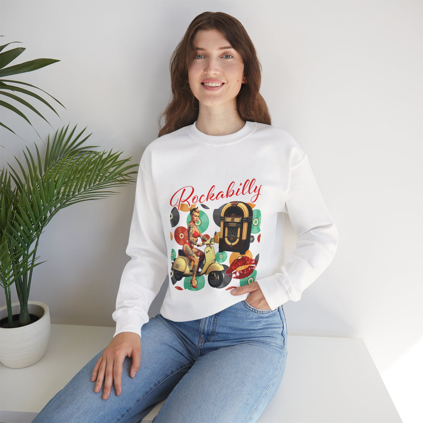 RockabillyHeavy Blend Sweatshirt | Vintage Vibe