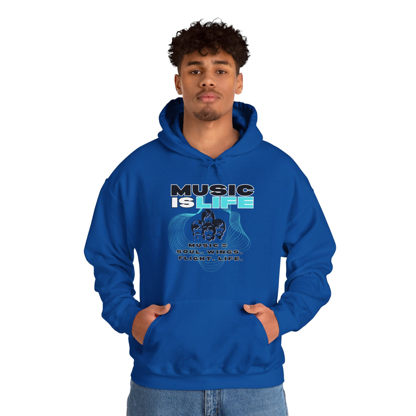 Music is Life Hoodie - Unisex Heavy Blend™ Sweatshirt
