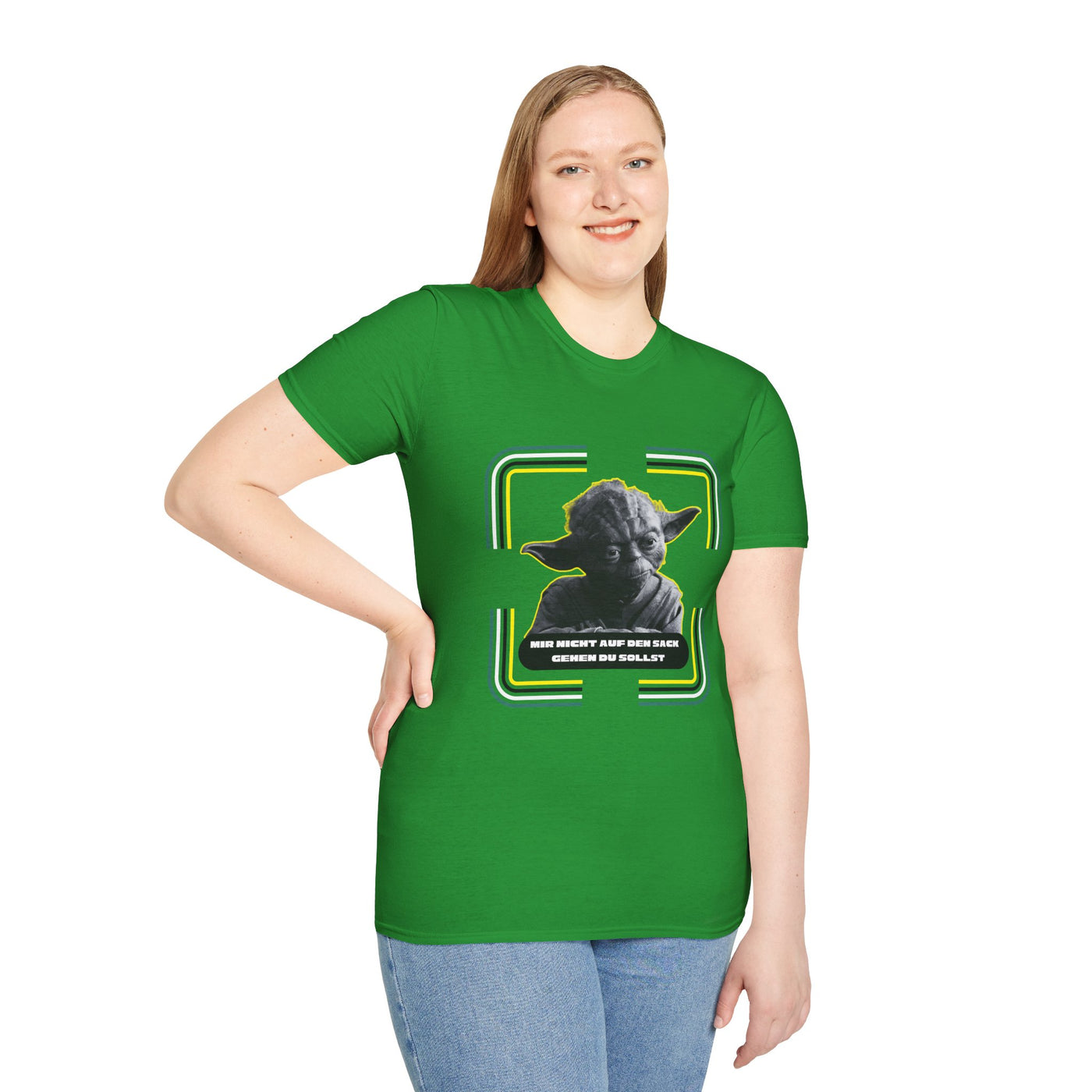 Yoda-Inspired Unisex T-Shirt - 'MIR NICHT AUF DEN... GEHEN DU SOLLST'