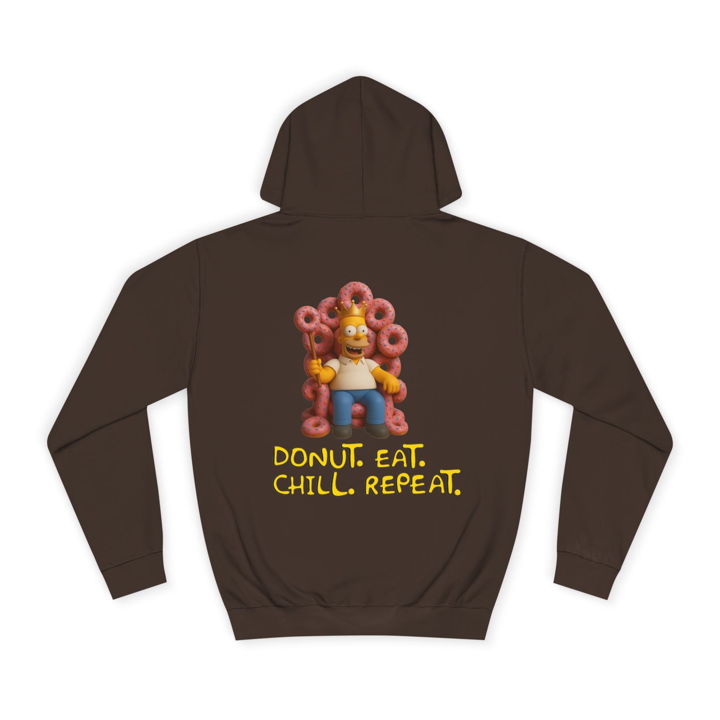 Funny Donut Lover Hoodie, Unisex College Hoodie, The Simpsons