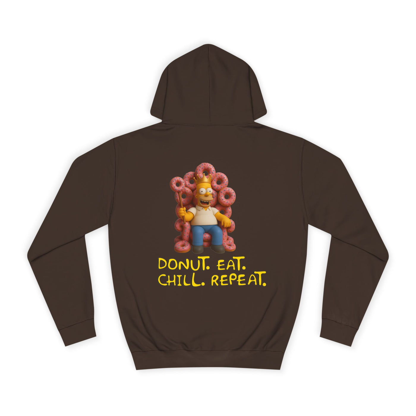 Funny Donut Lover Hoodie, Unisex College Hoodie, The Simpsons