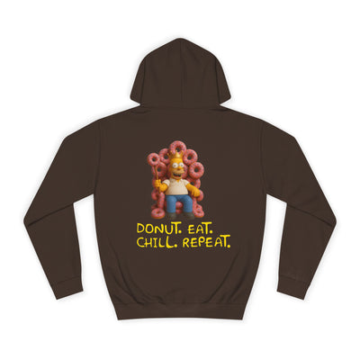 Funny Donut Lover Hoodie, Unisex College Hoodie, The Simpsons