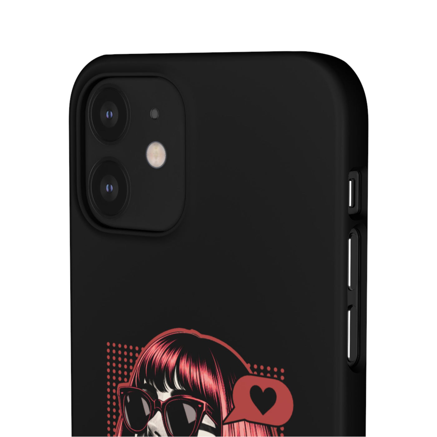 Retro Girl Snap Case Handyhülle