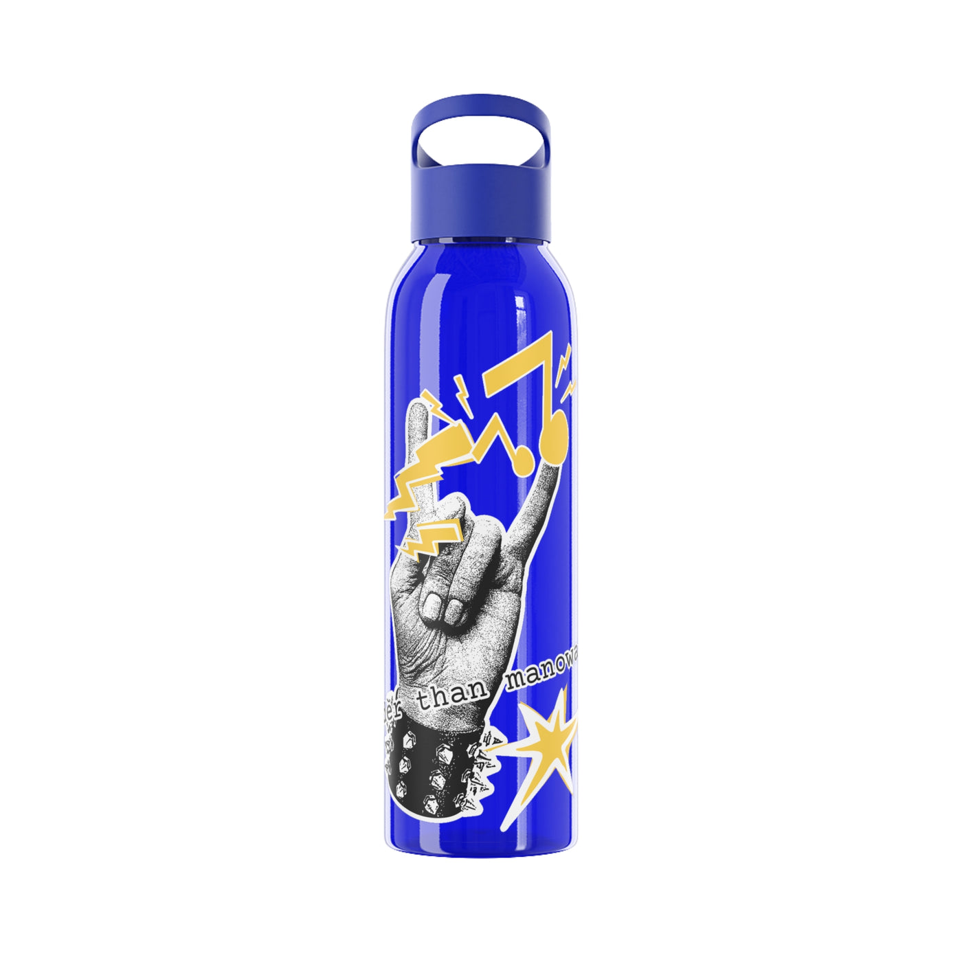 Rock 'n' Roll Water Bottle, louder than manowar