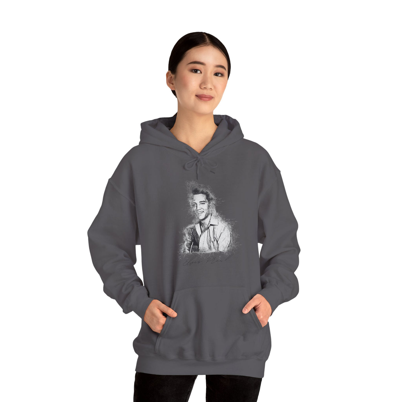 Hoodie Elvis Presley Inspired Vintage Design