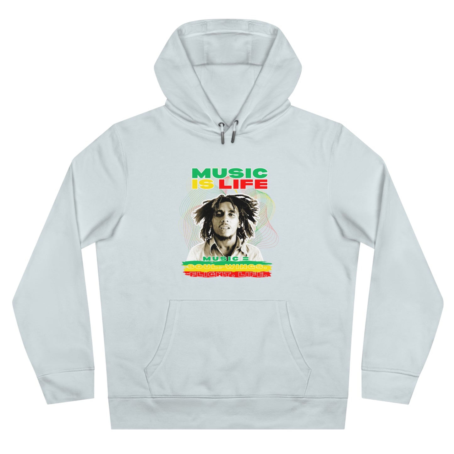 Music Is Life King Hooded Sweatshirt | Perfect for music lovers
