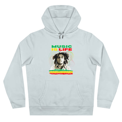 Music Is Life King Hooded Sweatshirt | Perfect for music lovers