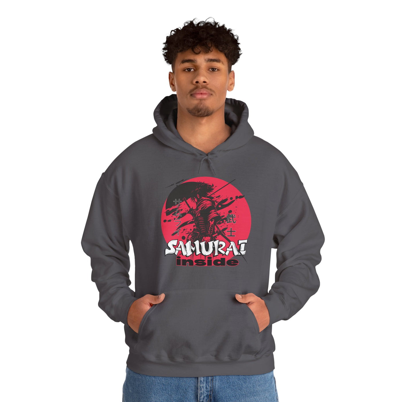 Samurai Inspired Hoodie, Cozy Streetwear,