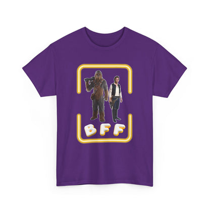 BFF Chewbacca & Han Solo Unisex Heavy Cotton Shirt