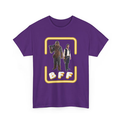 BFF Chewbacca &amp; Han Solo Unisex Heavy Cotton Shirt