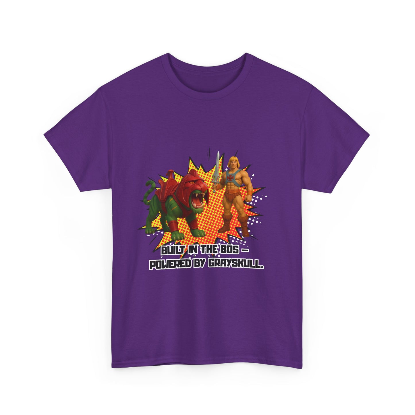 He-Man Unisex Vintage Master of the Universe Retro T-Shirt