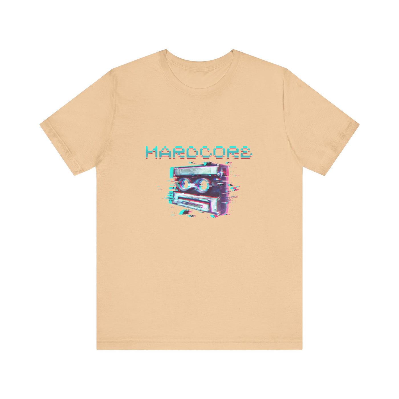 Techno - Hardcore Never Dies - Retro Graphic Tee, 90s Aesthetic Shirt unisex