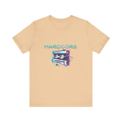 Techno - Hardcore Never Dies - Retro Graphic Tee, 90s Aesthetic Shirt unisex