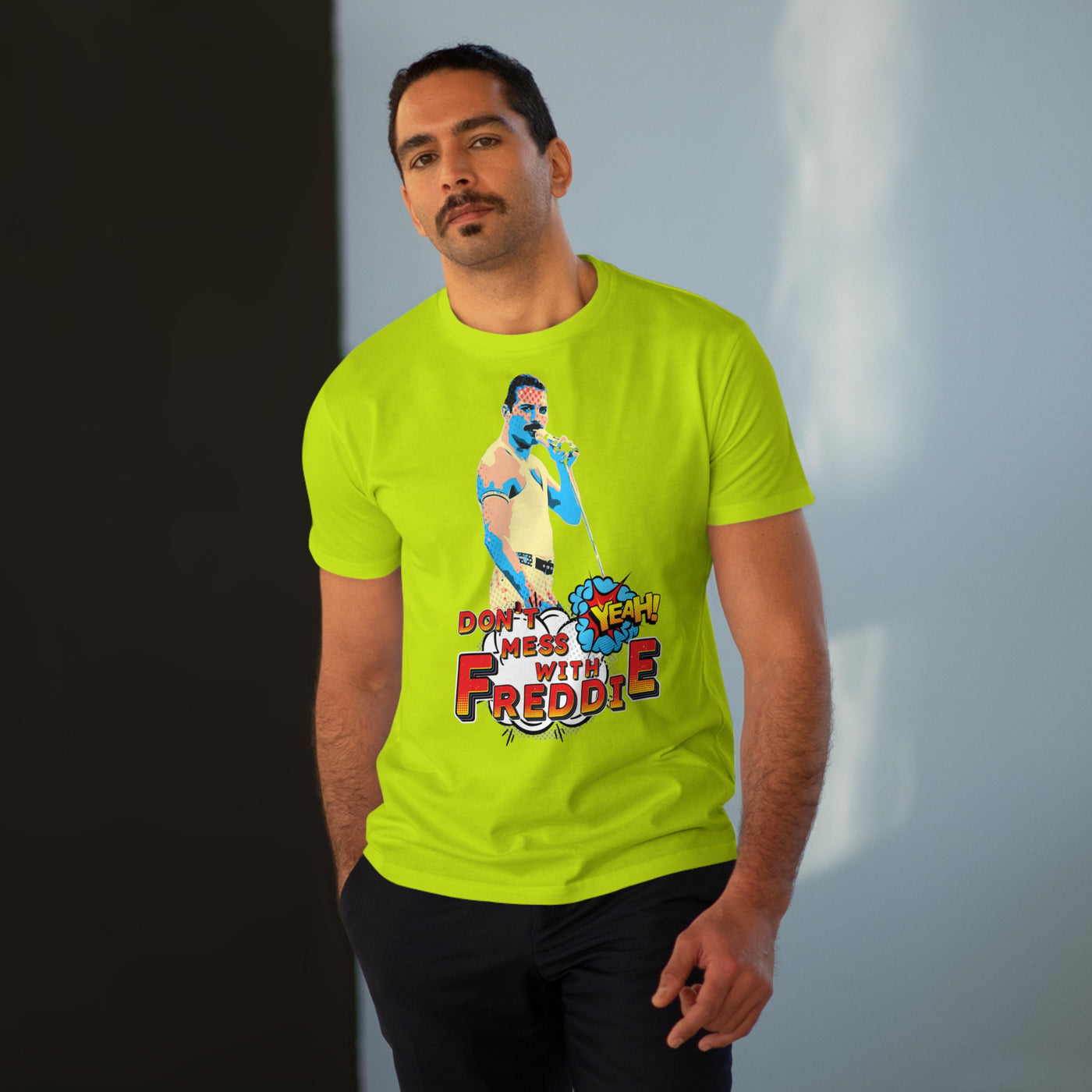 Freddy-Inspired Graphic Tee - Fun & Bold Modern Fit Shirt