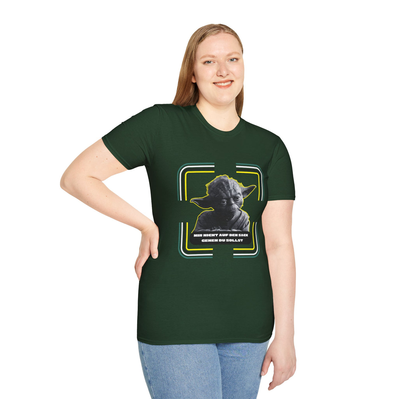 Yoda-Inspired Unisex T-Shirt - 'MIR NICHT AUF DEN... GEHEN DU SOLLST'