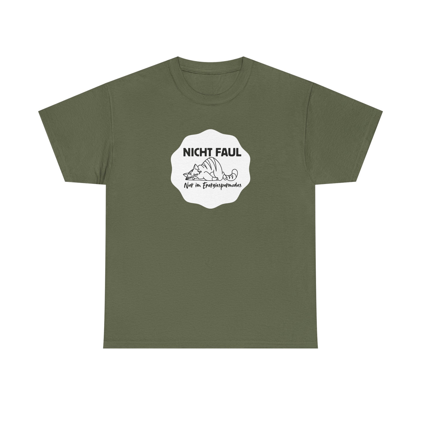 Funny Unisex Tee - "Not lazy just in energy saving mode"