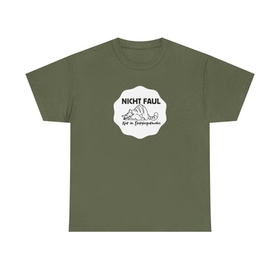 Funny Unisex Tee - "Not lazy just in energy saving mode"
