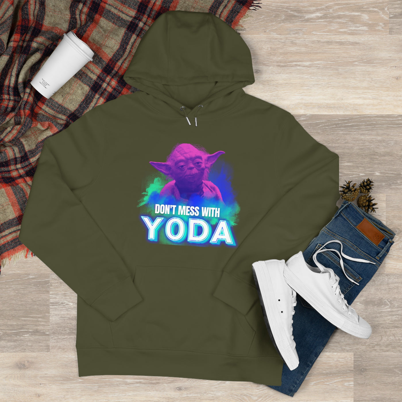 Don't Mess With Yoda Hooded Sweatshirt - starwars