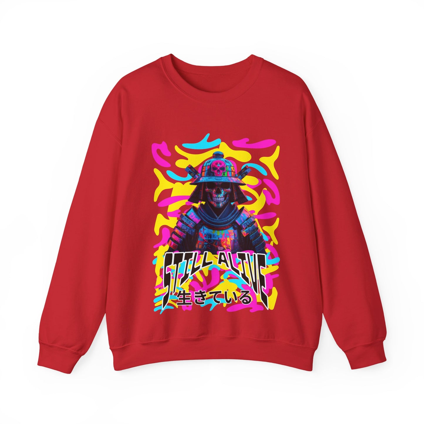 Samurai Still alive Sweatshirt - mit Japanischer Schrift