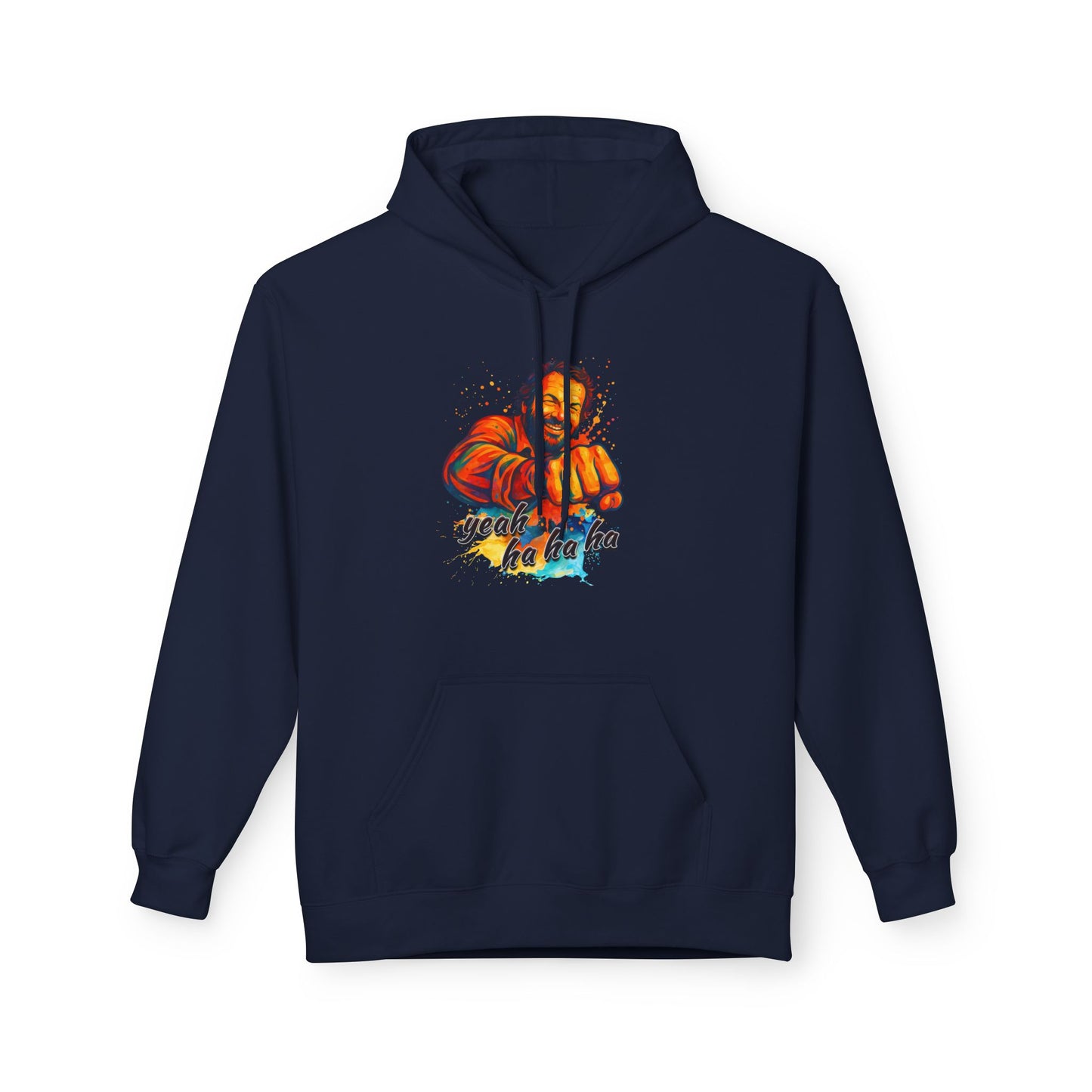 Bud Spencer Unisex Hoodie with 'Yeah Hahaha' Design