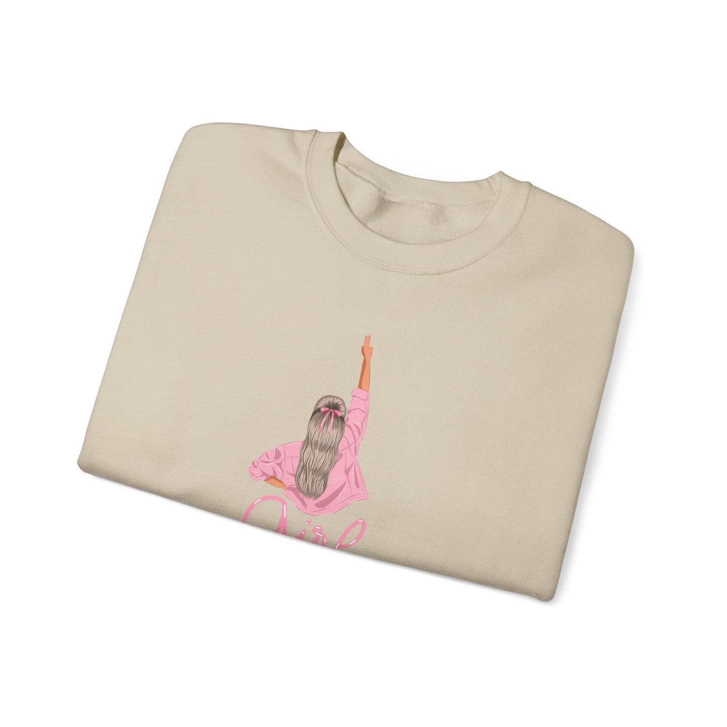 Girl Power Unisex Crewneck Sweatshirt,