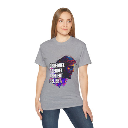Gesegnet. Geerdet. Gefeiert. Geliebt - Jesus Shirt