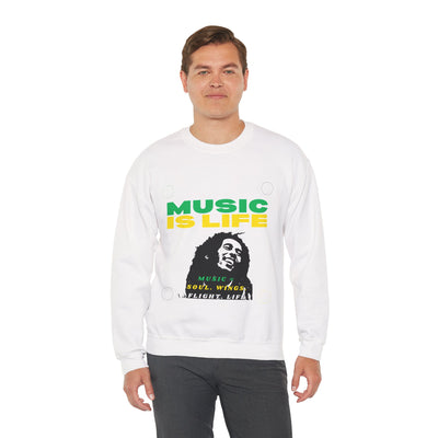 Music Is Life Bob Raggae Sweatshirt
