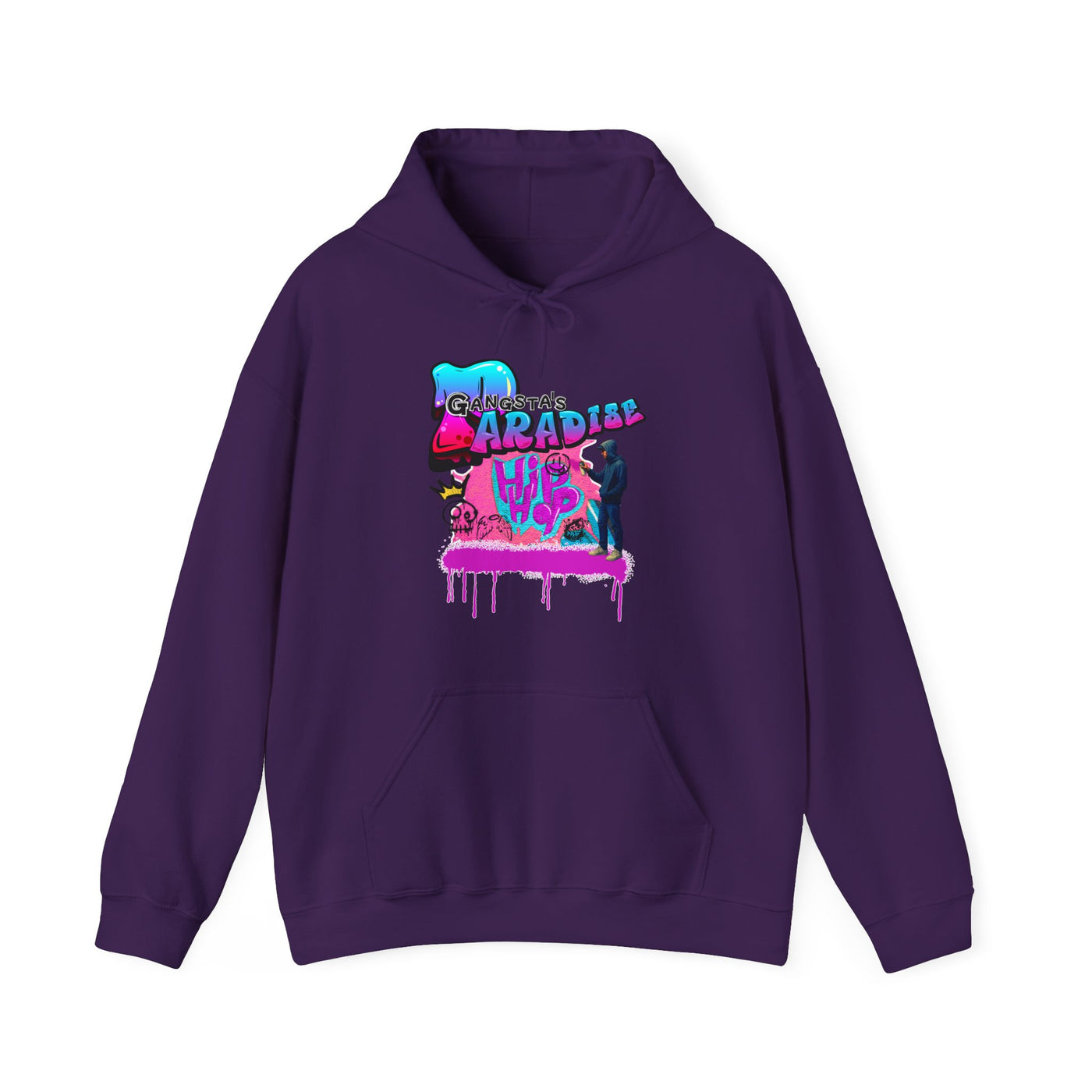 Hoodie Hip Hop Graffiti Design