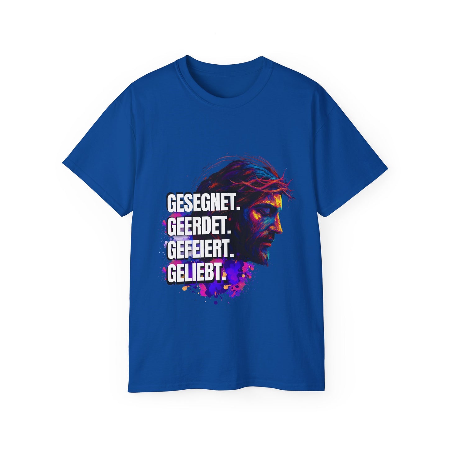 Gesegnet. Geerdet. Gefeiert. Geliebt - Jesus Shirt
