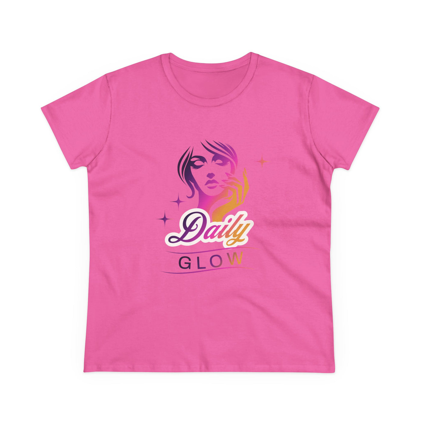 Women's Midweight Cotton Tee - Daily Glow