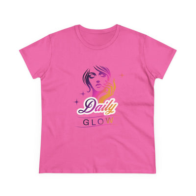 Women's Midweight Cotton Tee - Daily Glow