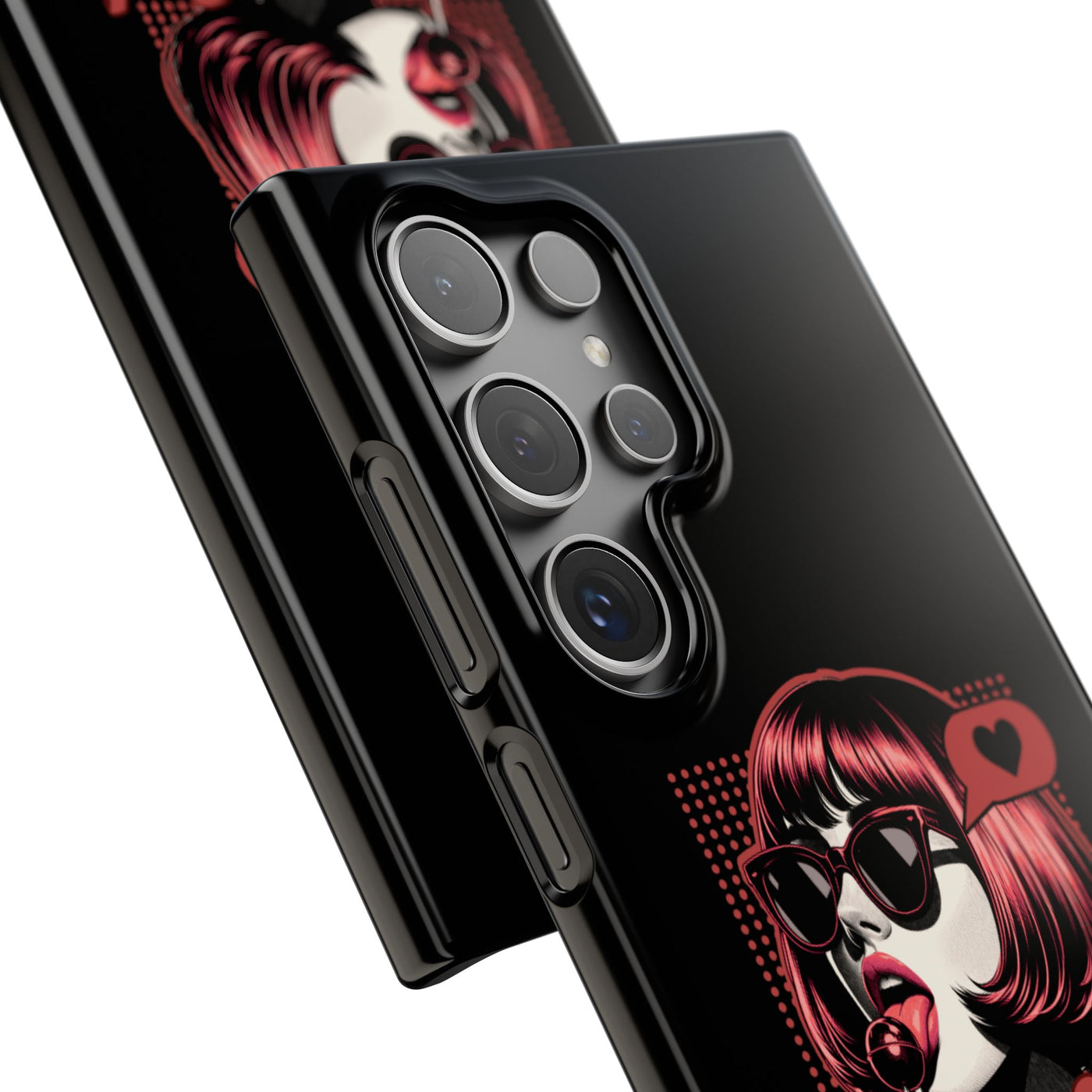 Retro Girl Snap Case Handyhülle