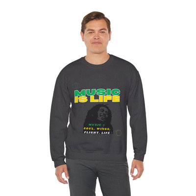 Music Is Life Bob Raggae Sweatshirt