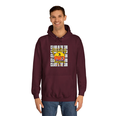 Vibrant College Spirit Hoodie, Unisex College Hoodie