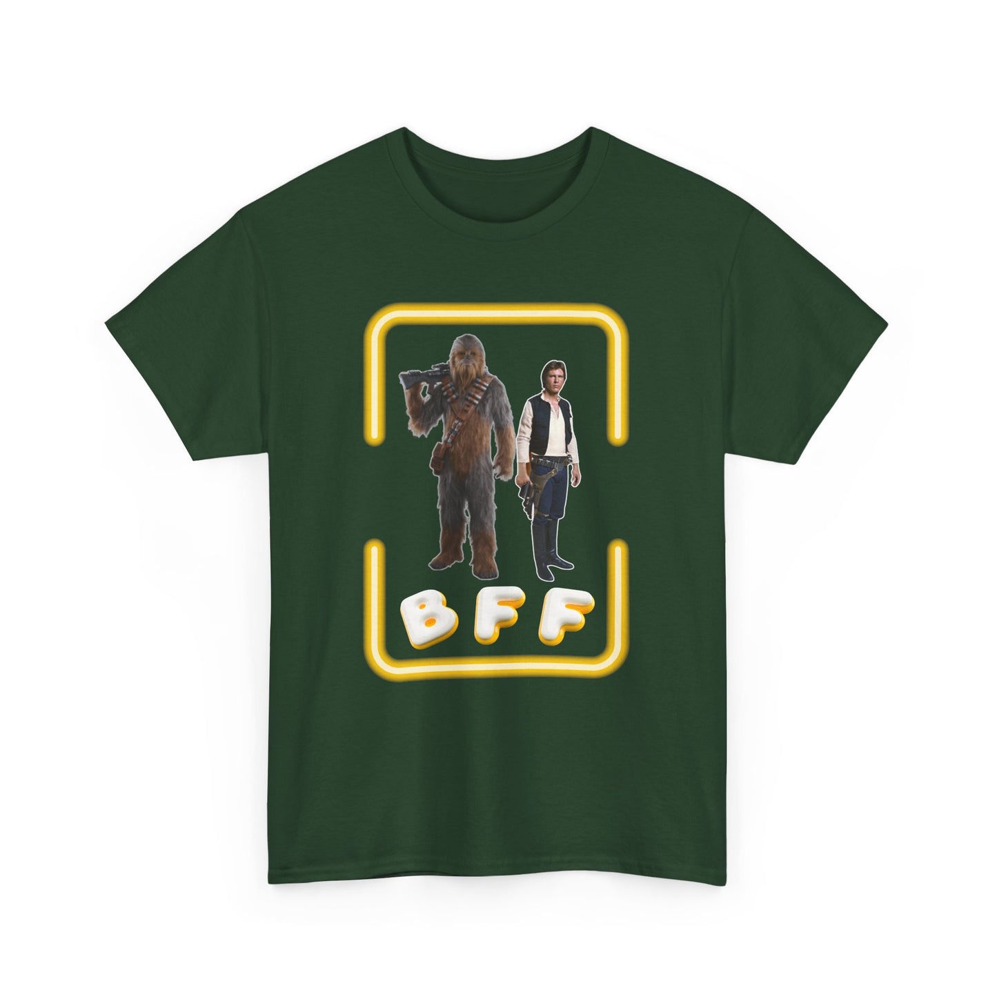 BFF Chewbacca & Han Solo Unisex Heavy Cotton Shirt