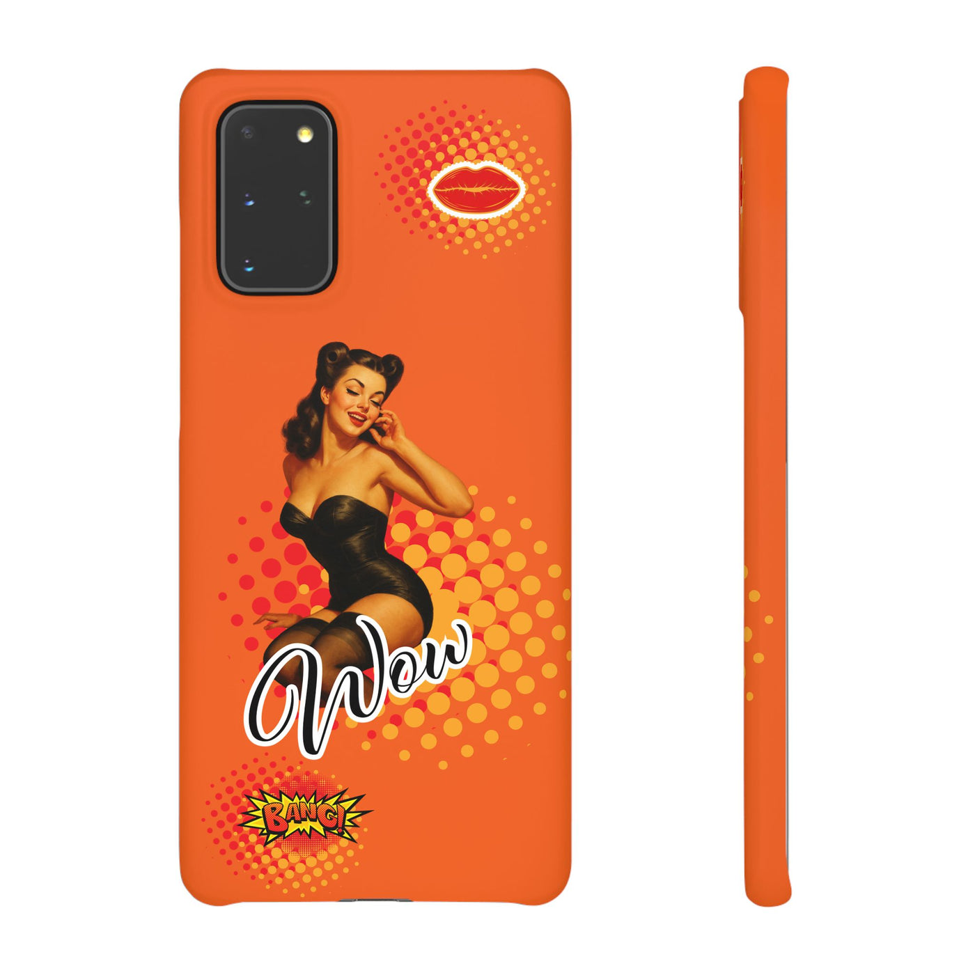 Retro Pin-Up - Handyhülle - Snap Case - Bold 'Wow' Design