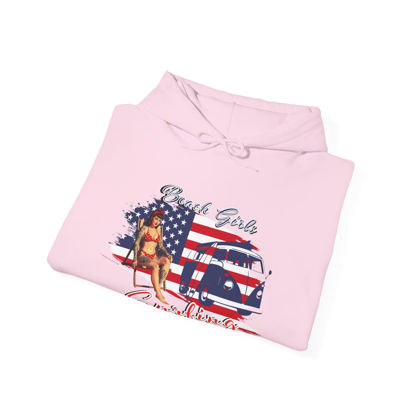 Beach Girls Surfing USA Hoodie