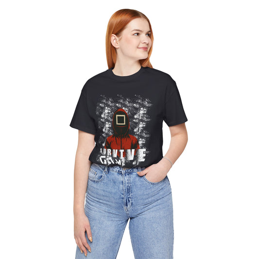 Squid Game Unisex Jersey Tee - Casual Graphic Shirt for Fans