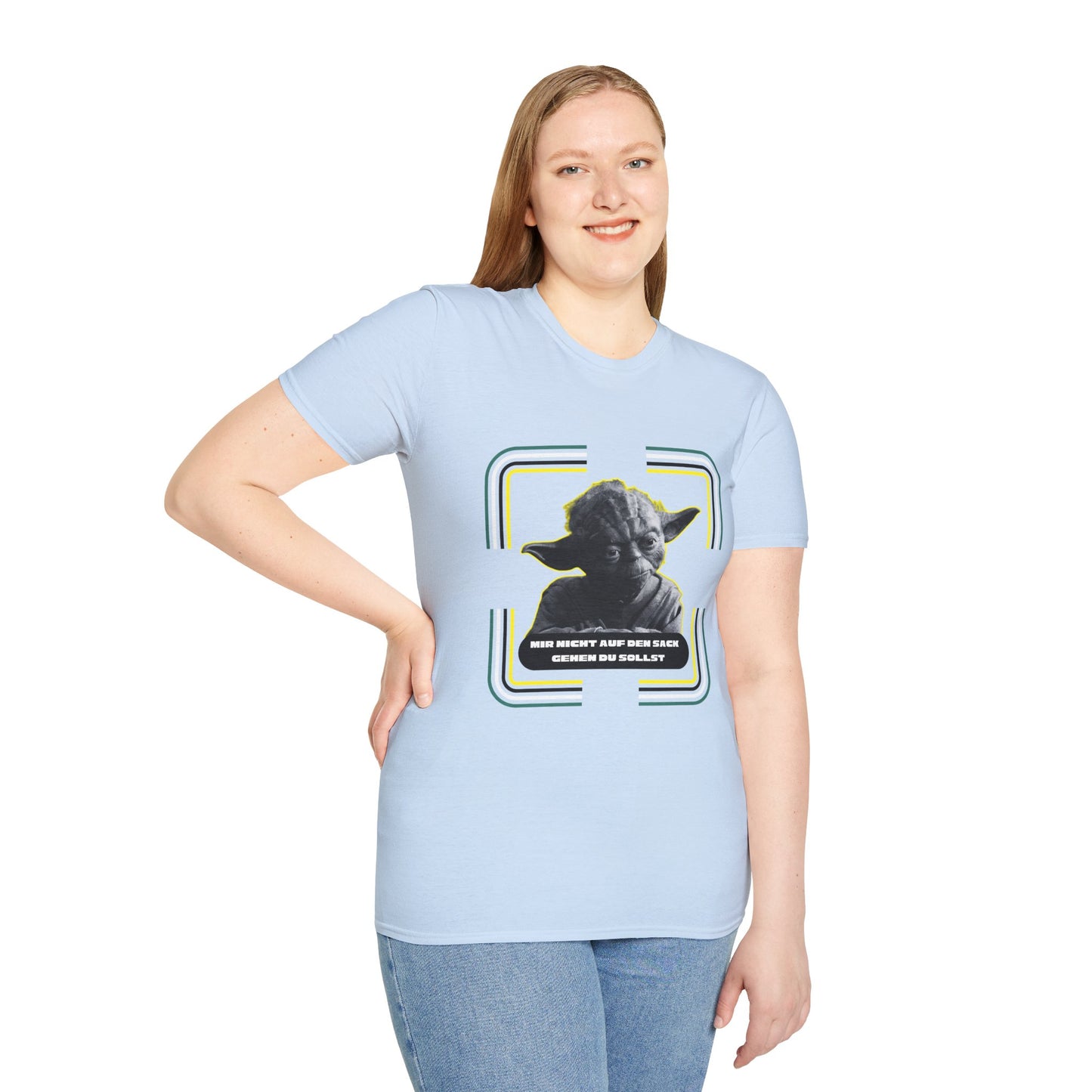 Yoda-Inspired Unisex T-Shirt - 'MIR NICHT AUF DEN... GEHEN DU SOLLST'