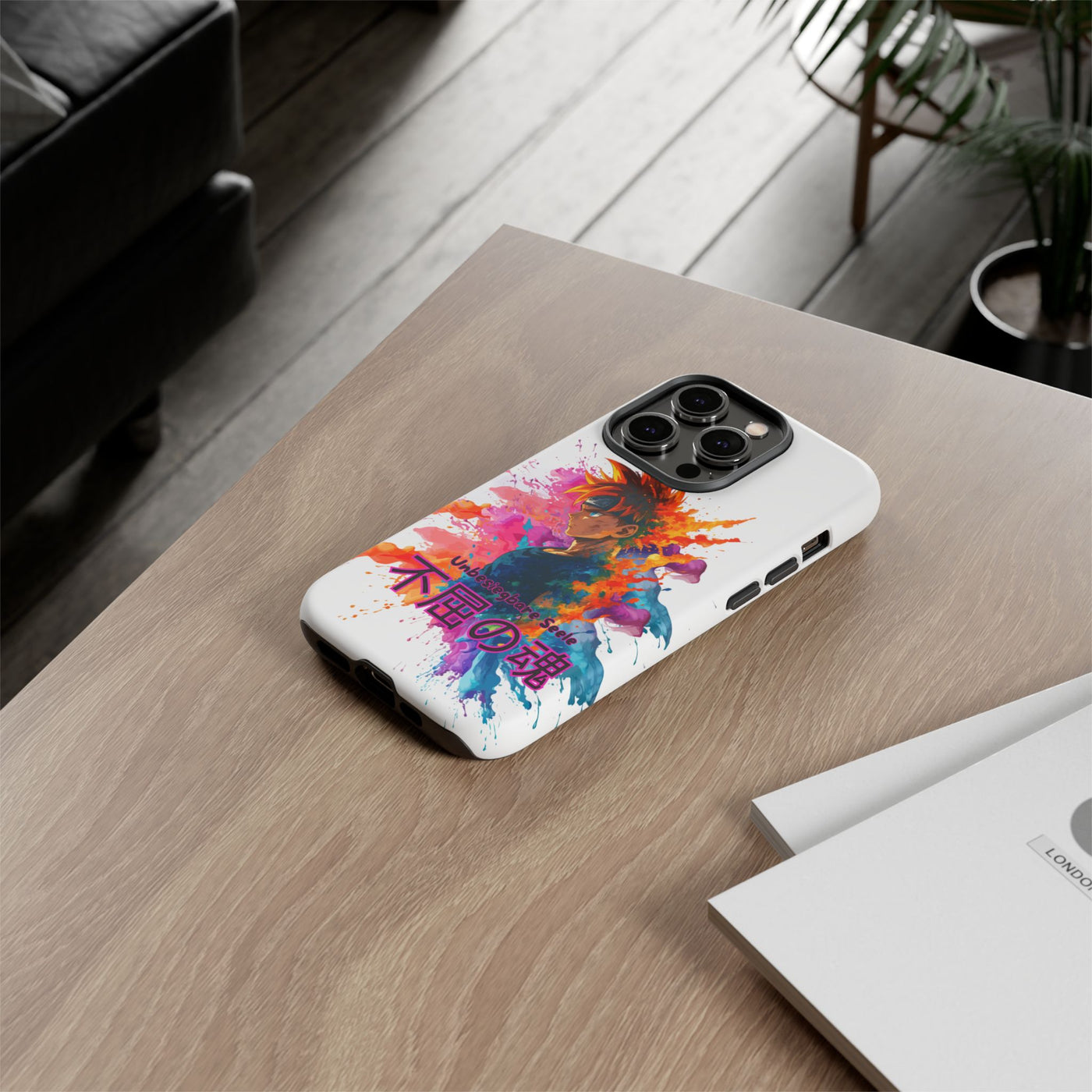 "unbesiegbare Seele" Tough Cases - Colorful Anime Phone Case Handyhülle