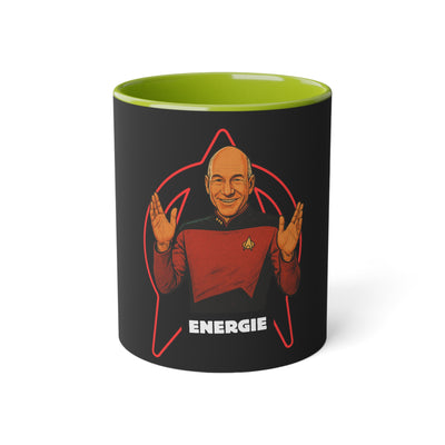 Starfleet Captain Mug - Energize Your Morning, Perfect Gift for Star Trek Fans, Black and White Accent Coffee Cup, Geeky Merchandise, [...]