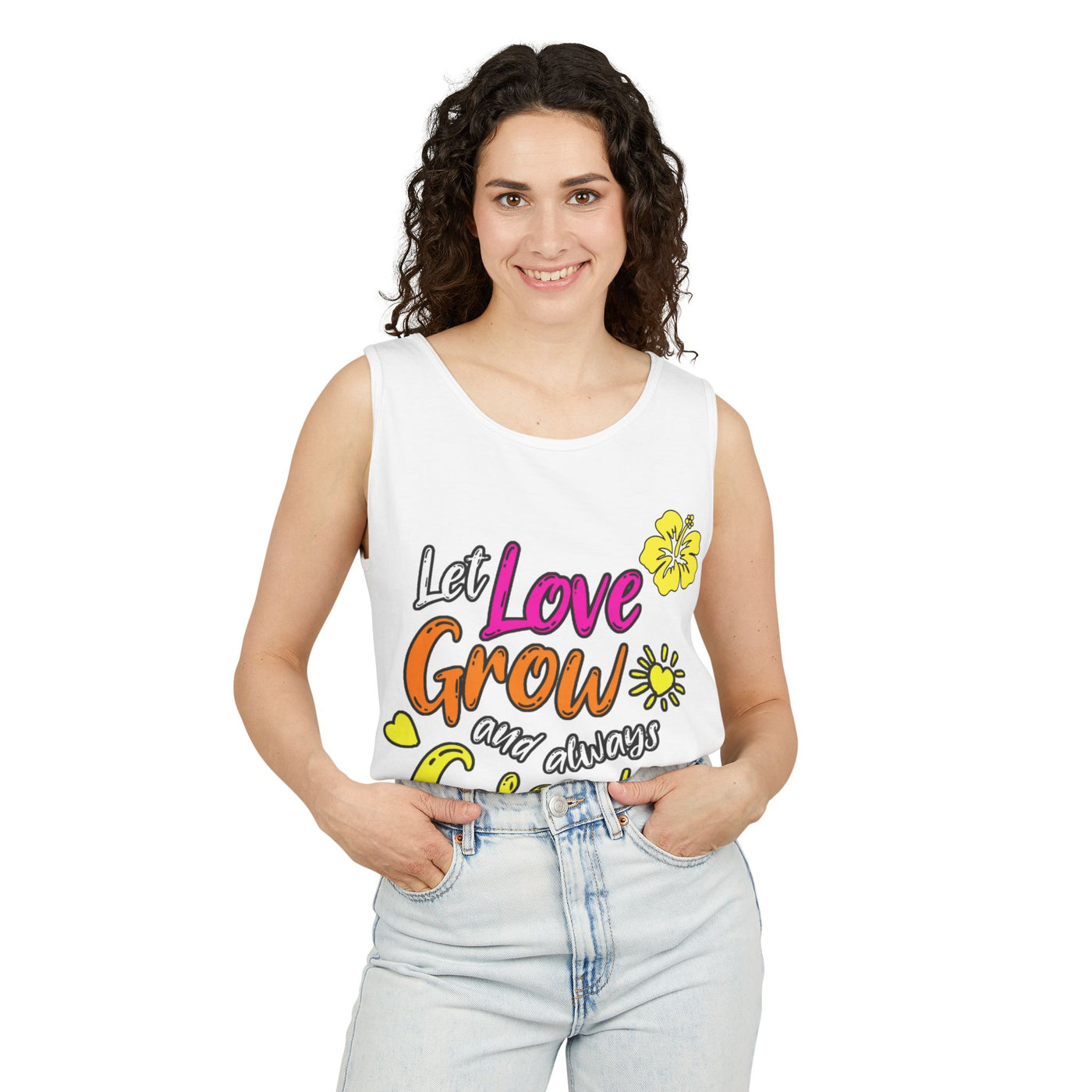 Tank Let Love Grow ... , Motivational Workout Shirt
