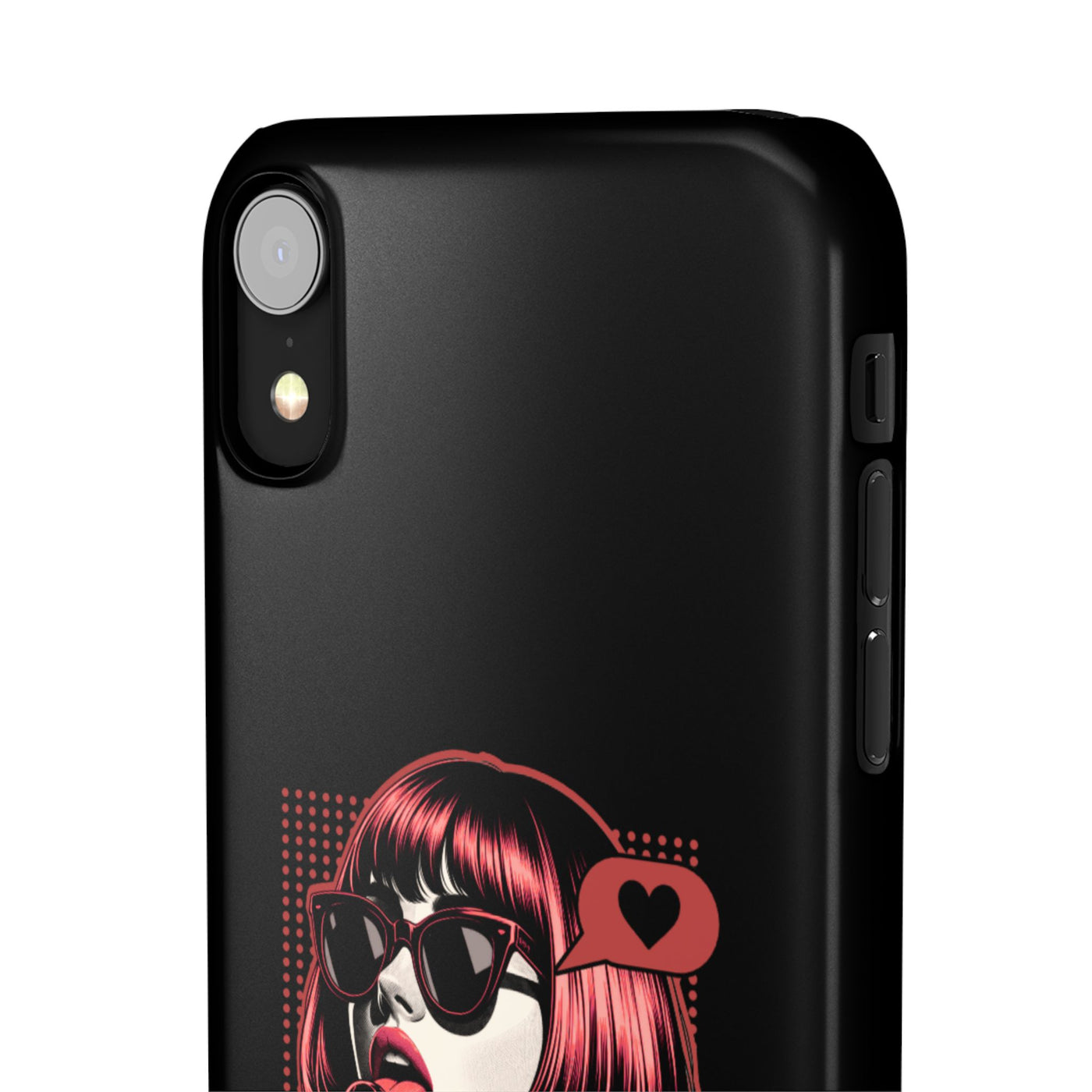 Retro Girl Snap Case Handyhülle