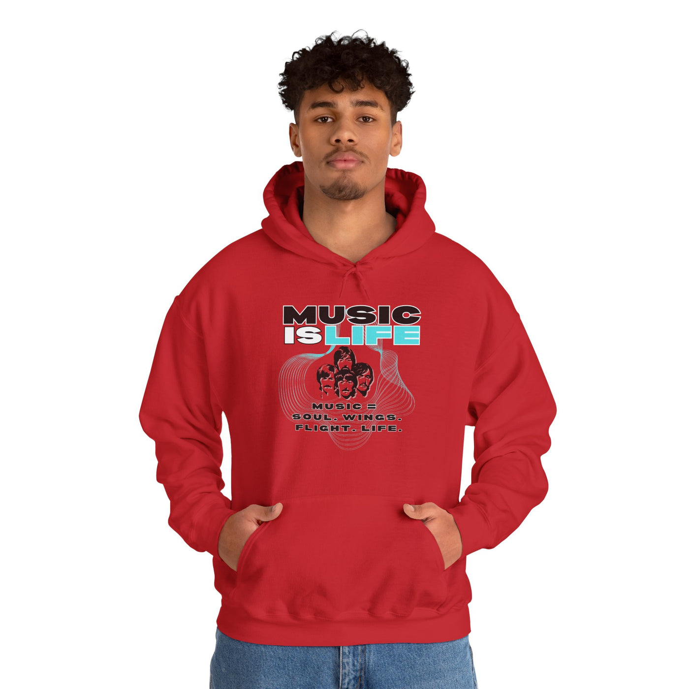 Music is Life Hoodie - Unisex Heavy Blend™ Sweatshirt