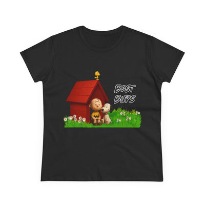 Best Buds  - Snoopy - Women's Cotton Tee